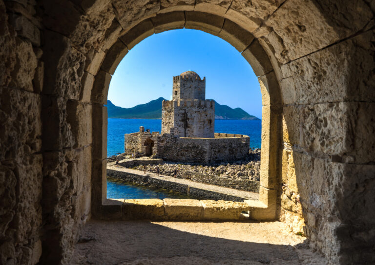 Photograph From The Castle Of Methoni A Public Arhcaeological Site